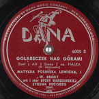 Gołąbeczek nad górami