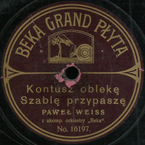 Kontusz oblekę, szablę przypaszę