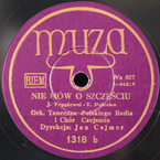 Nie mów o szczęściu