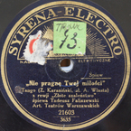 Nie pragnę twej miłości