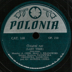 Ostatni raz (Scher – Kranowski)