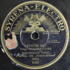 Ostatni raz (Scher – Kranowski)
