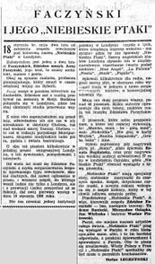 Chór Rewelersów „Niebieskie Ptaki” (1958 r.) Chór Rewelersów „Niebieskie Ptaki” (1958 r.)