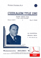 nuty: Czekałem tyle dni - slow tango-fox
muz. Henryk Wars
sł. Jerzy Ryba