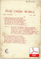 Gdy ciebie stracę - tango
muz. A. Gold
sł. A. Wałst, L. Szmaragd