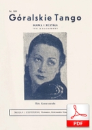 Tango góralskie - tango
muz. i sł. Igo Kranowski
