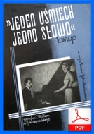 Jeden uśmiech, jedno słowo - tango
muz. Tadeusz Müller
sł. Jerzy Paczkowski
od Tadzia