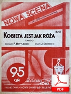 nuty: Kobieta jest jak róża - tango
muz. Julian Skotnicki
sł. Feliks Motylewski