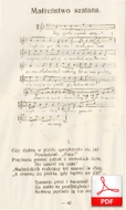 Małżeństwo szatana
muz. sł. Anda Kitschmann, Marek Windheim