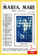 Maria, Mari - pieśń neapolitańska
muz. Eduardo Di Capua
sł. Stanisław Przesmycki
od Tadzia