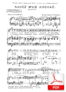 Naucz mnie kochać - boston
muz. Zygmunt Wiehler
sł. Ludwik Starski
od Bartka D.