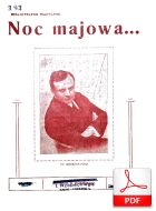 Noc majowa… - romans
muz. Aleksander Spiro
sł. Zofia Bajkowska
przesłał Mateusz Kocur