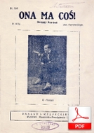 Ona ma coś - shimmy-fox
muz. Jerzy Petersburski
sł. Andrzej Włast