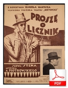 Proszę o licznik - shimmy
muz. Aleksander Piotrowski
sł. Włast?
zbiór Biblioteki Narodowej