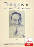 Rebeka - tango
muz. Zygmunt Białostocki
sł. Andrzej Włast