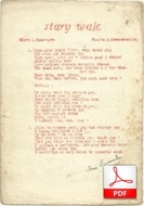 Stary walc
walc - 1933
muz. Z. Lewandowski
sł. L. Szmaragd