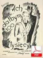 Za jeden uśmiech - Ach, dałbym sto tysięcy - tango
od kierownika