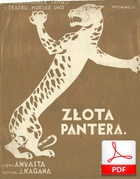 Złota pantera - tango
muz. Jakub Kagan
sł. Andrzej Włast
okładka faktycznie błyszczy złotem